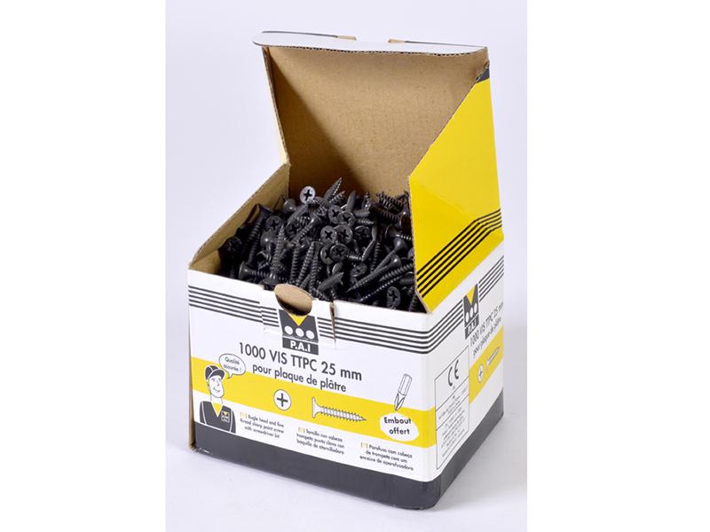 VIS TTPC 25MM BOITE DE 1000