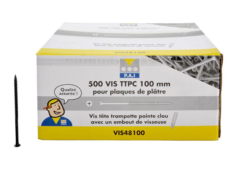 VIS TTPC 100MM BOITE DE 500