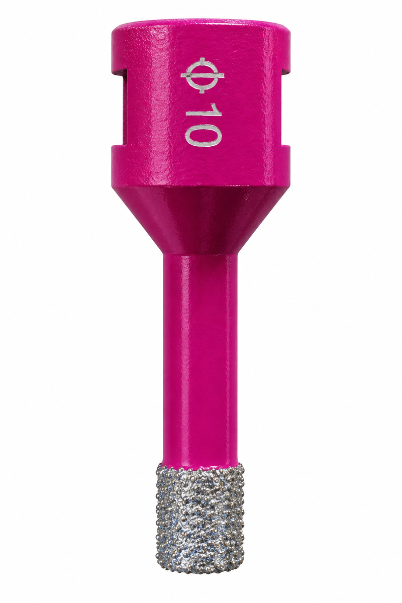 Foret Diamant Ø10 mm KARMA pour Meuleuse – Carrelage & Grès Cérame